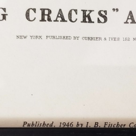 "Trotting Cracks" At The Forge, Currier & Ives Colored Lithograph - Picture 6 of 8